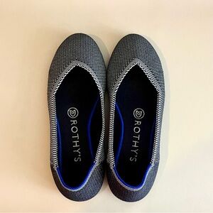 Rothy's Grey Birdseye Flats